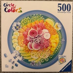 Ravensburger Circle or Colors "Poke Bowl" 500-Piece Puzzle